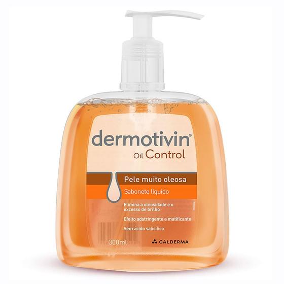 Dermotivin Oil Control Sabonete Líquido para Pele Muito Oleosa 300ml Menor preço em Dermotivin Oil Control Sabonete Líquido para Pele Muito Oleosa 300ml