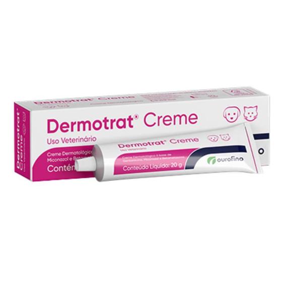 Imagem de Dermotrat Creme Para Cães e Gatos Ourofino 20g