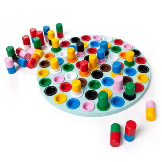 Imagem de Desafio das Cores 61 Peças - Hergg - Jogo Educativo
