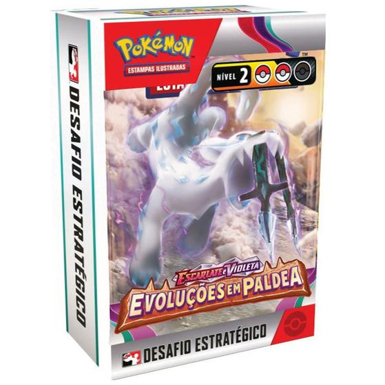 Imagem de Desafio Estratégico Pokémon Escarlate E Violeta Evoluções Em Paldea Copag Cards Cartas Em Português