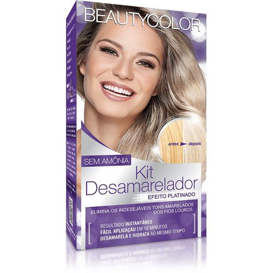 Imagem de Desamarelador Beauty Color Kit Efeito Platinado Premium