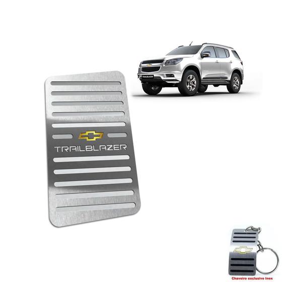 Descanso de pé chevrolet trailblazer 100% aço inox Menor preço em Descanso de pé chevrolet trailblazer 100% aço inox