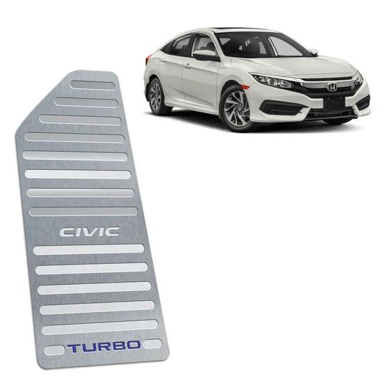 Imagem de Descanso De Pé Honda Civic Turbo 2017 A 2019 Prata