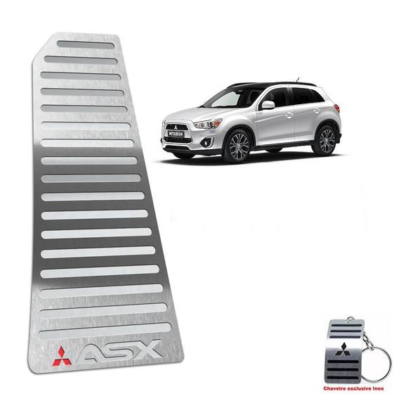 Descanso de pé mitsubishi asx 2011 até 2017 aço inox Menor preço em Descanso de pé mitsubishi asx 2011 até 2017 aço inox