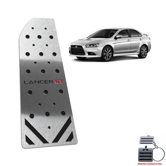 Descanso de pé mitsubishi lancer gt 2012 até 2019 aço inox Menor preço em Descanso de pé mitsubishi lancer gt 2012 até 2019 aço inox
