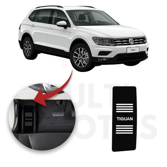 Imagem de Descanso De Pé Volkswagen Tiguan 18 A 21 Aço Escovado Preto