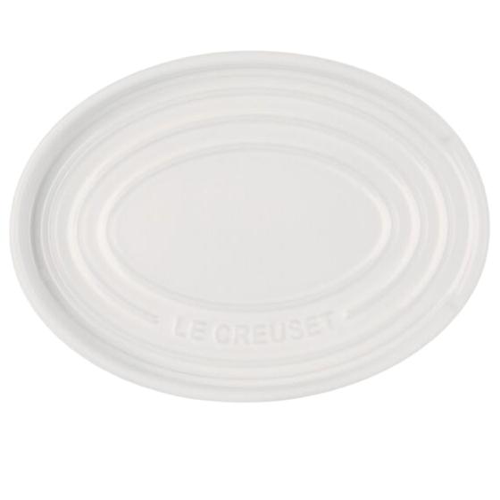 Imagem de Descanso Oval para Colher Le Creuset Branco