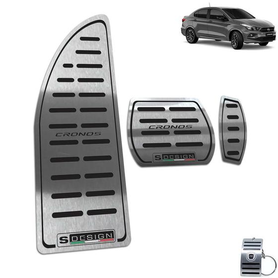 Descanso Pedaleira Automático Fiat Cronos S- Design Preto Menor preço em Descanso Pedaleira Automático Fiat Cronos S- Design Preto