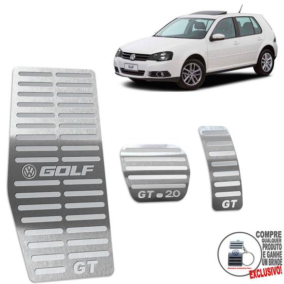 Imagem de Descanso + Pedaleira Automático Golf Gt 2007 A 2013 Prata