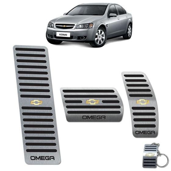 Imagem de Descanso + Pedaleira Chevrolet Omega Cd 2008 A 2011 Preto