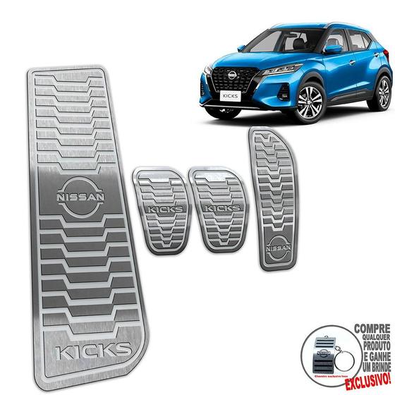 Imagem de Descanso + Pedaleira Manual Nissan Kicks 2022 / Prata