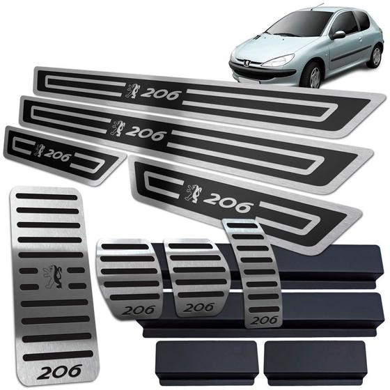 Descanso Pedaleira Manual Soleira Peugeot 206 1998/2010 Menor preço em Descanso Pedaleira Manual Soleira Peugeot 206 1998/2010