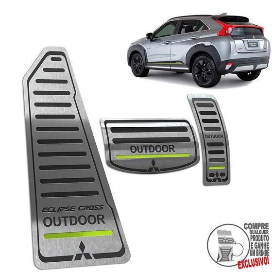 Imagem de Descanso + Pedaleira Mitsubishi Eclipse Cross Outdoor Preto