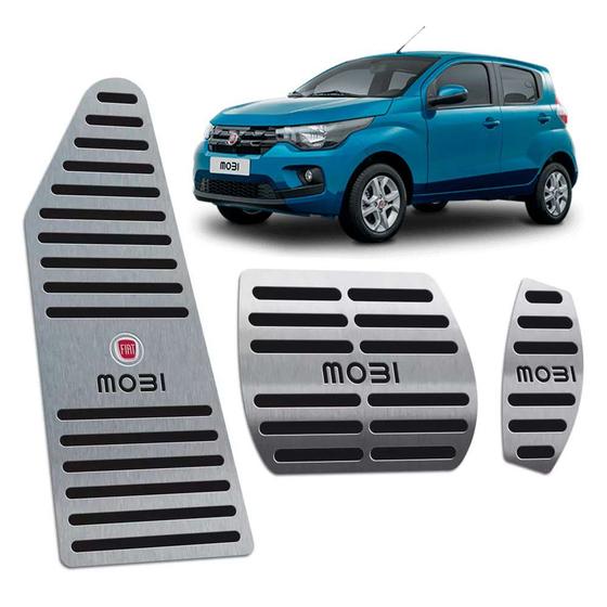 Descanso Pedaleira Mobi 2017/2019 Automático Preto Menor preço em Descanso Pedaleira Mobi 2017/2019 Automático Preto