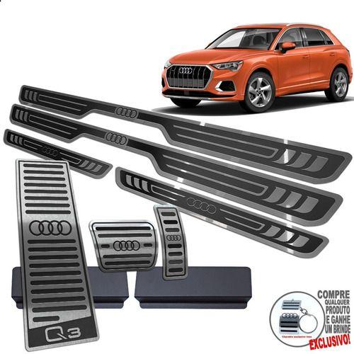 Imagem de Descanso + Pedaleira + Soleira Audi Q3 2020 2021 Preto