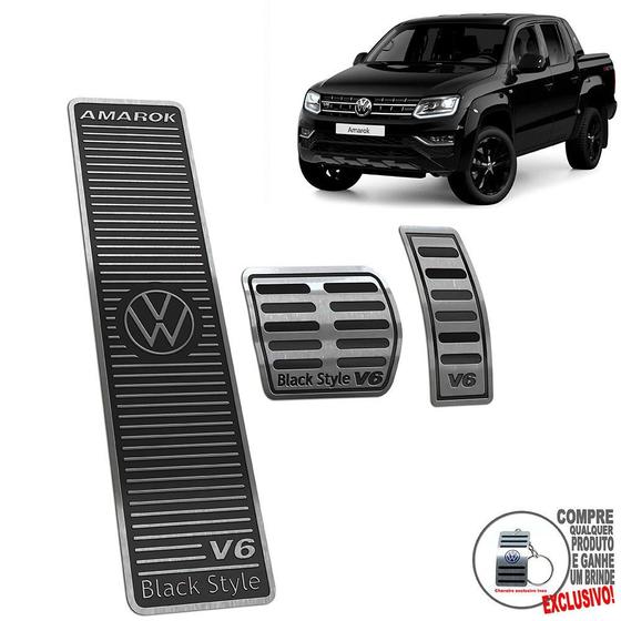 Imagem de Descanso + Pedaleira Volkswagen Amarok V6 Blackstyle