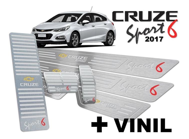 Imagem de Descanso Soleira Pedaleira Prata Cruze Sport6 2017 A 2020