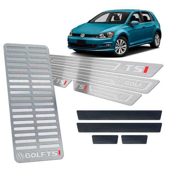 Descanso + Soleira Vinil Golf Tsi 2014/2019 I Prata Menor preço em Descanso + Soleira Vinil Golf Tsi 2014/2019 I Prata