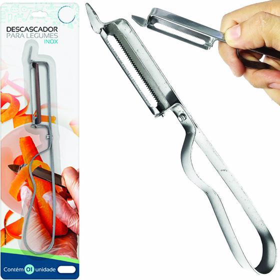 Imagem de Descascador Alimentos Batata Cenoura Legumes Frutas Inox.