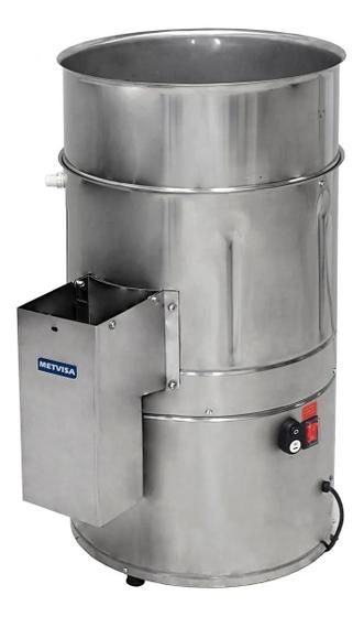 Imagem de Descascador De Cebola Industrial 6 Kg Inox Metvisa 110v