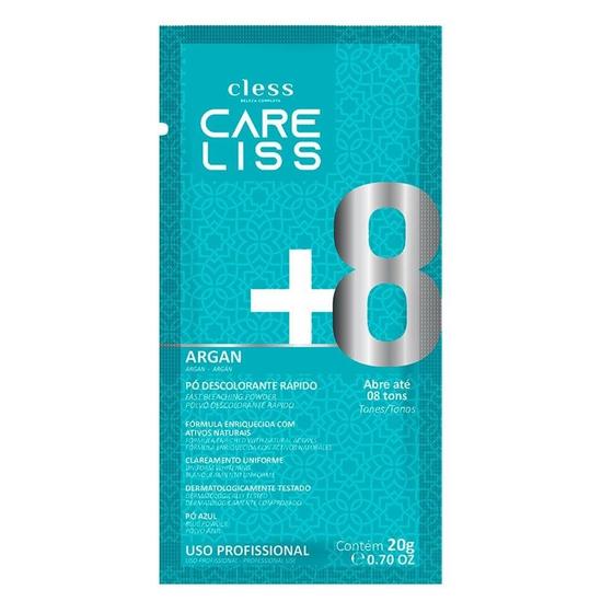 Imagem de Descolorante em Pó Care Liss Argan 20g - Embalagem com 12 Unidades