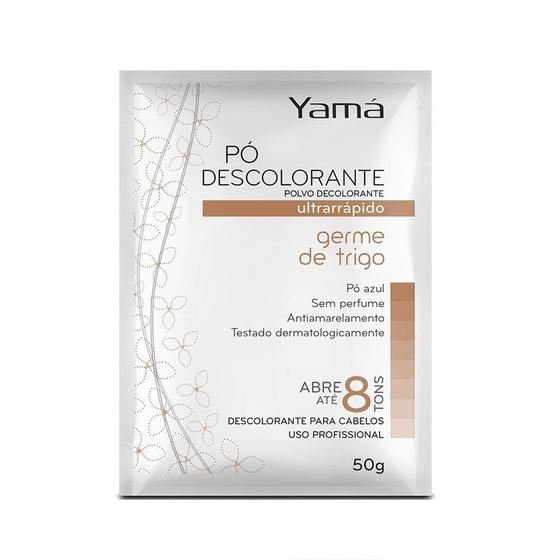 Descolorante em Pó Yamá Germe de Trigo 50g Embalagem c/12 unidades ...