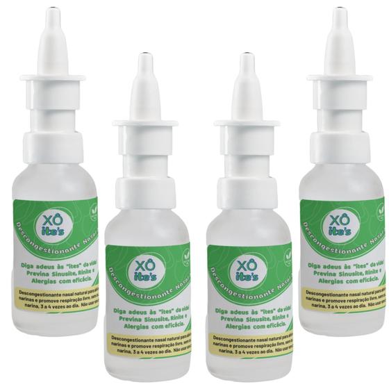 Imagem de Descongestionante Higienização E Alívio Nasal 20ml - Kit C/4