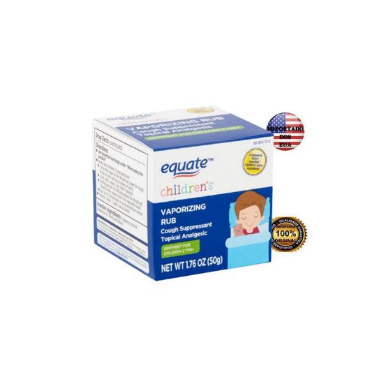 Descongestionante Vapor Rub Equate Chindren"s 50g Importado Dry