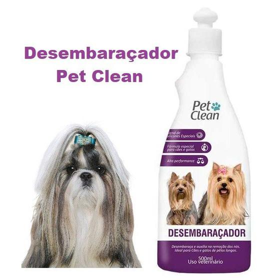 Imagem de Desembaraçador de Pelo Pet Clean para Cães e Gatos 500ml