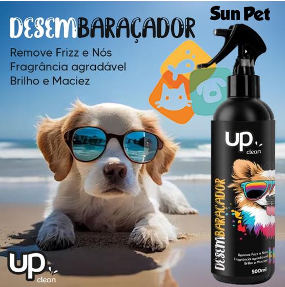 Imagem de Desembaraçador de Pelos Up Clean Pet Removedor de Frizz 500ml