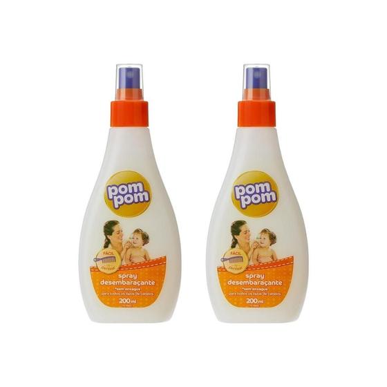 Imagem de Desembaraçante Pom Pom 200Ml Spray - Kit Com 2Un