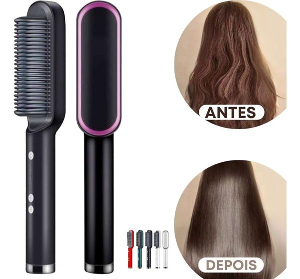 Imagem de Desembarace e Alise sem Esforço: Escova de Cabelo Alisadora com Tecnologia Avançada.