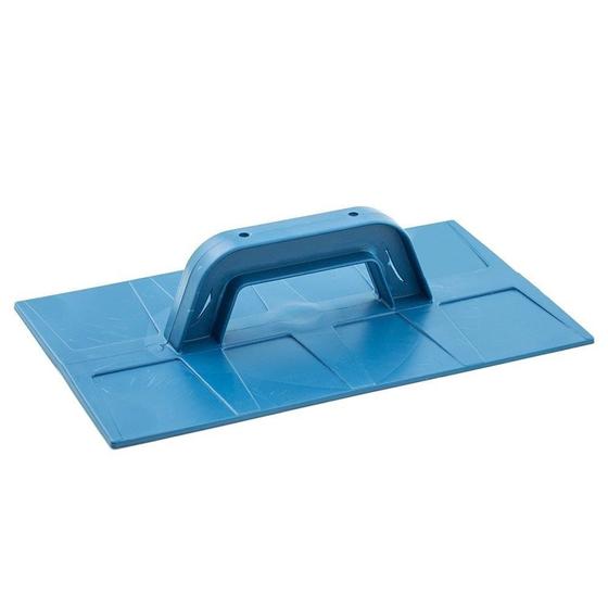 Imagem de Desempenadeira Thompson Plastica Corrugada Azul 18X30cm - Embalagem com 6 Unidades