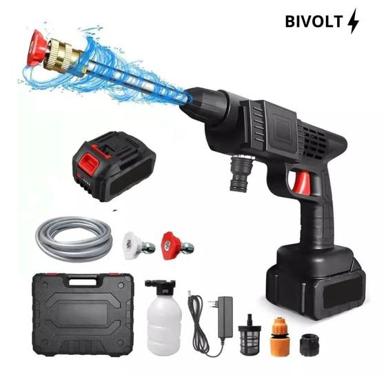 Imagem de Desempenho Máximo com a Lava Jato Portátil Bivolt 96V!