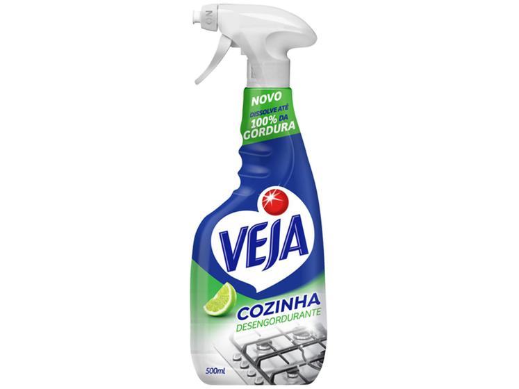 Imagem de Desengordurante Spray Veja Cozinha Limão 500ml