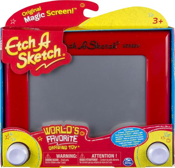 Imagem de Desenho Clássico Etch A Sketch Vermelho