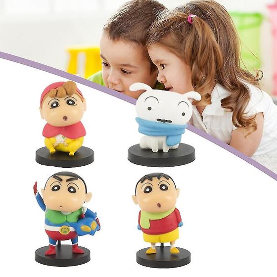 Imagem de Desenhos animados Crayon Shin-chan Figuras Estátua Modelo Brinquedos Ações F