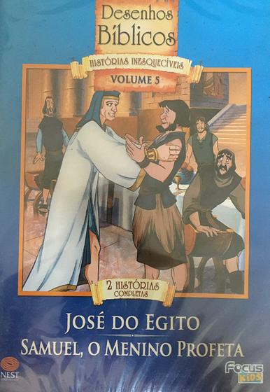 Desenhos Biblicos Jose Do Egito Samuel O Menino Profeta dvd original  lacrado - Livros de Religião - Magazine Luiza