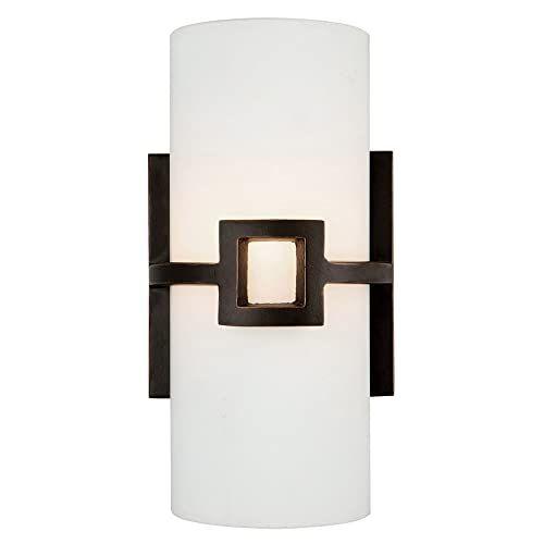 Imagem de Design House 514604 Monroe 1 Luz da Parede Leve, Bronze Esfregado de Óleo, Cinza