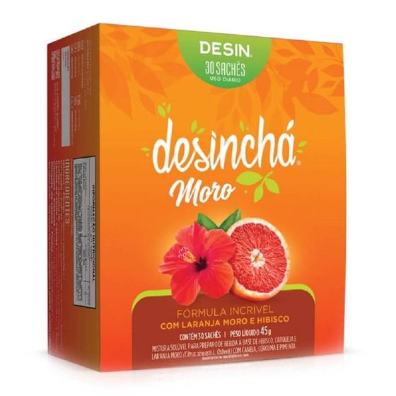 Imagem de Desin Moro E Hibisco 10 Sachês - Desinchá