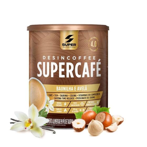 Imagem de Desincoffee Supercafé Baunilha E Avelã Super Nutrition 220G