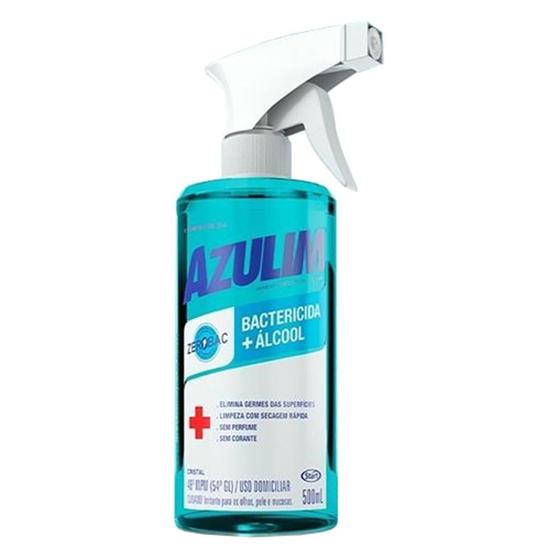 Imagem de Desinfetante Azulim Zerobac Cristal 500Ml Spray