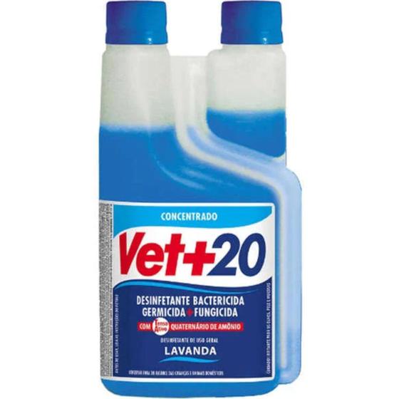 Imagem de Desinfetante Bactericida Concentrado Vet+20 500ml