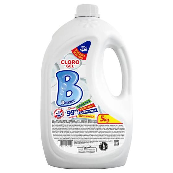 Imagem de Desinfetante Cloro em Gel 5 Litros Poder de Limpeza Barbarex