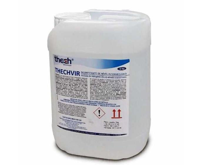 Imagem de Desinfetante Esterilizador Peróxido de Hidrogênio 5 Litros Thechvir