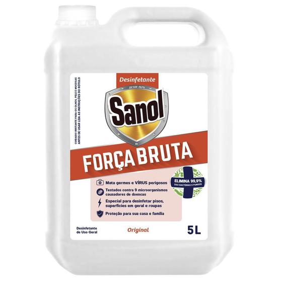 Imagem de Desinfetante força bruta 5l original sanol