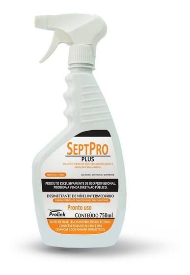 Imagem de Desinfetante Hospitalar Septpro Spray 750ml Quater Amônio