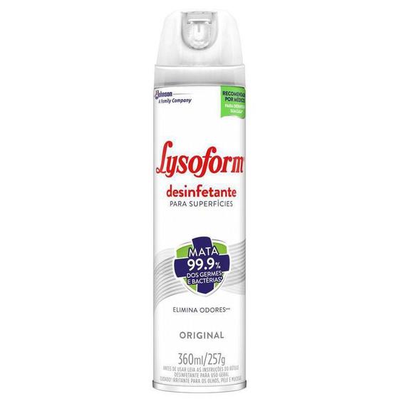 Imagem de Desinfetante lysoform aero 360 ml original