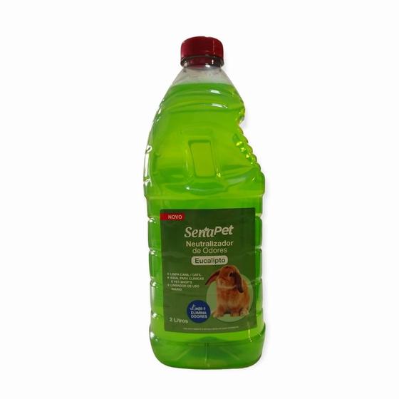 Imagem de Desinfetante Pet Bloqueador Odor Pet Cheiroso 2 Litros Xixi Cão Gato Limpador Canil Gatil - Envio Já