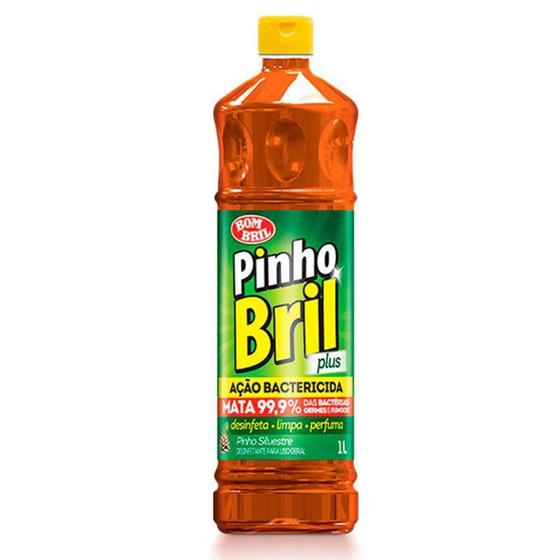 Imagem de Desinfetante Pinho Bril silvestre 1 litro - Bombril